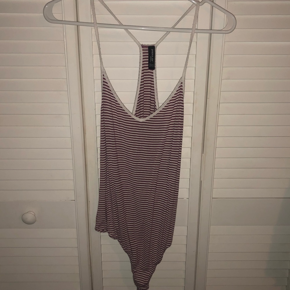Stripped bodysuit